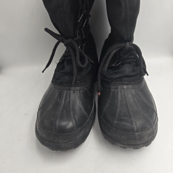 SOREL Bear Glacier Black Boots w/wool Inserts Men’s Size 10 Winter Snow Boots main image 6